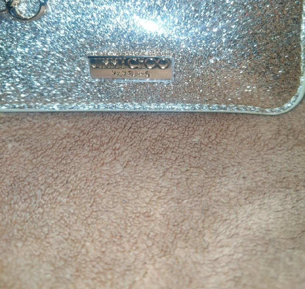 Jimmy Choo Shimmering Silver Wallet – Compact 5x3 – NWT
